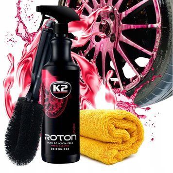 Набір автомобіліста для догляду за Дисками и Колесами авто K2 Roton PRO Професійний 3 шт 71056 фото