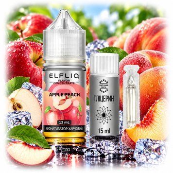 ЕІf Lіq Aroma 30 ml Apple peach Яблоко Персик (Самозамес 3в1) 110905 фото