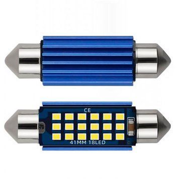 Светодиод 12-24V Т11 41 мм SMD 15-2016 650Lm (Canbus Обманка) №117 63466 фото