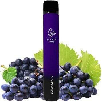 ЕІf Ваг eShisha 2000 5mg Black Grape (Кислий Виноград) 89905 фото