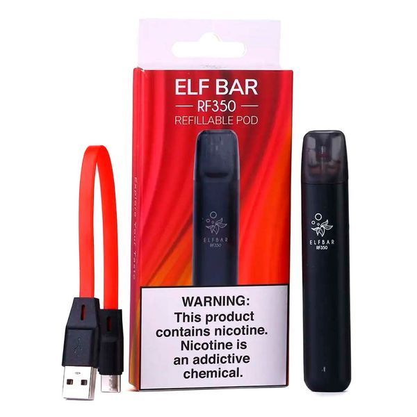 Багаторазова POD-система ЕІf Ваг RF350 Starter Kit 350 mAh Чорний 66166 фото