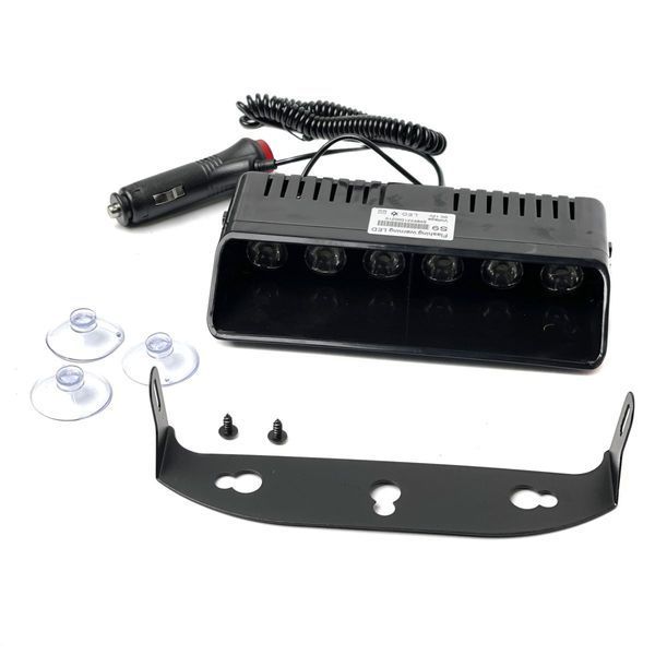 Страбоскоп Светодиодный 12-24V / LED 6 Шт 110x85 мм Красно-Синий 1 шт (KING S9) 57212 фото