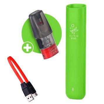 Багаторазова POD-система ЕІf Ваг RF350 Starter Kit 350 mAh Зелений 66168 фото