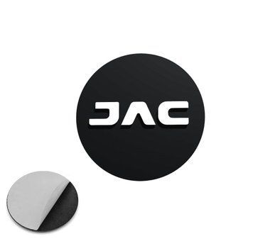 Наклейка з логотипом Jac №1 для автоключів d=15 мм Пластикова об'ємна (Завод) 89385 фото