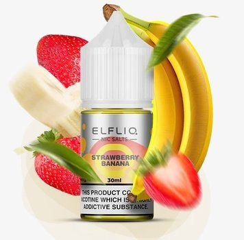 ЕІf Lіq жидкость 30 ml 50 mg Strawberry Banana Клубника Банан 80198 фото