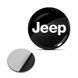Наклейка з логотипом Jeep для автоключів d=15 мм Пластикова об'ємна (Завод) 89419 фото 1