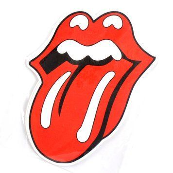 Наклейка Язык ROLLING STONES 12х9 см (Наружная) 71439 фото