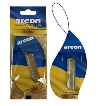 Ароматизатор повітря Areon Lux Sport Liquid Mon Liquid - Bubble Gum 5 мл (Прапор України) 80023 фото