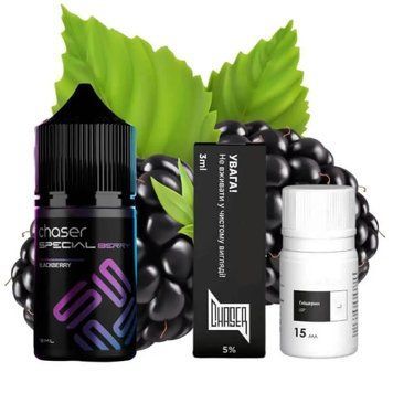Жидкость Chaser Самозамес Special Berries 30ml Black ULTRA 30ml Blackberry Ежевика 84822 фото