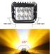 Дополнительная LED фара 18W (3W*6) 10-30V 90x76x80 mm Ближний стробоскоп 1 шт (W 0260-RB) 50924 фото 4