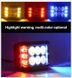 Дополнительная LED фара 18W (3W*6) 10-30V 90x76x80 mm Ближний стробоскоп 1 шт (W 0260-RB) 50924 фото 3