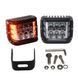 Дополнительная LED фара 18W (3W*6) 10-30V 90x76x80 mm Ближний стробоскоп 1 шт (W 0260-RB) 50924 фото 1