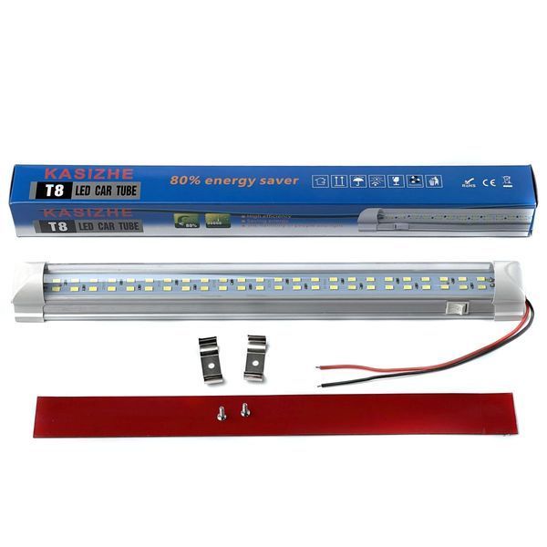 Подсветка салона с выключателем 12V T8 33,5 см двойная Белый свет 1 шт (3099) S4C_48598 фото