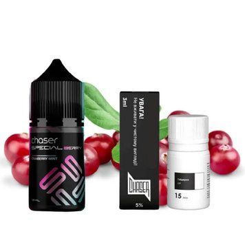 Жидкость Chaser Самозамес Special Berries 30ml Cranberry Mint Клюква и мята 84825 фото