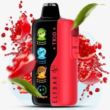 ЕІf Ваг Тrio 40000 Pomegranate Blast Гранатовий вибух 101195 фото
