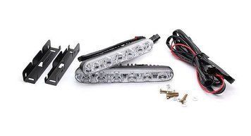 Дневные ходовые огни (дхо) 190*26*35мм/4W*6SMD+Линза с поворотом ХS-006 DRL 16 Метал.корпус 49144 фото