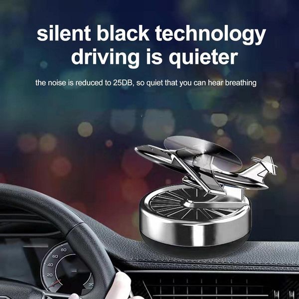 Ароматизатор автомобільний на сонячній панелі Літак A50 COXPEI 10мл (Лимон) 82478 фото