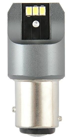 LED автолампа Brevia Power 12/24V P27/7W 6x3020SMD 330Lm 6000K CANbus Оригиная 2 шт (10103X2) 10103X2 фото