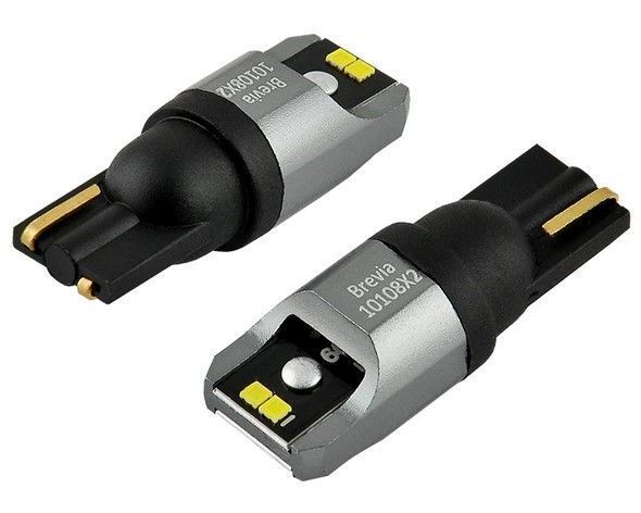 LED автолампа Brevia Power 12/24V T10 W5W 4x1616SMD 150Lm 6000K CANbus W2,1x9,5d 2 шт (10108X2) 10108X2 фото