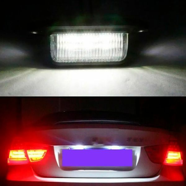 LED Подсветка Номера универсальная Thoc Auto 12/24V 6 LED 2 шт Черная (4382) 65463 фото