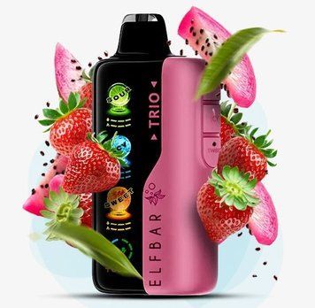 ЕІf Ваг Тrio 40000 Sour Strawberry Dragon Fruit Кисла полуниця драгонфрут 101199 фото