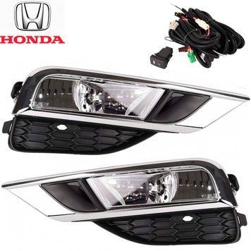 LED Протитуманні фари для Honda CR-V 2015-16 H8 35W з проводкою Комплект (HD-796) 48076 фото