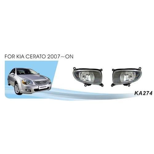 Протитуманні фари для KIA Cerato 2007-2009 з проводкою Комплект (KA-274) 81544 фото