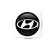 Наклейка с логотипом Hyundai для автоключей d=15 мм Пластиковая объемная (Завод) 89348 фото 2