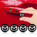 Наклейка с логотипом Mazda для автоключей d=15 мм Пластиковая объемная (Завод) 89349 фото 5