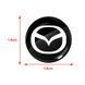 Наклейка с логотипом Mazda для автоключей d=15 мм Пластиковая объемная (Завод) 89349 фото 2