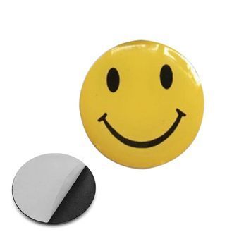 Наклейка с логотипом Smile для автоключей d=15 мм Пластиковая объемная (Завод) 89400 фото