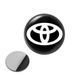 Наклейка с логотипом Toyota для автоключей d=15 мм Пластиковая объемная (Завод) 89351 фото 1
