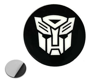 Наклейка з логотипом Transformer для автоключів d=15 мм Пластикова об'ємна (Завод) 89402 фото