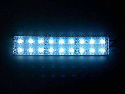 Подсветка салона диодная двойная Призма алюминий 12V - 50 см 2А 72LED Белый свет (5630) 50463 фото