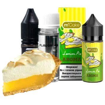 Рідина Самозаміс Flavorlab Aroma M'cake 30мл 50мг Lemon Pie Лимонний пиріг 84462 фото