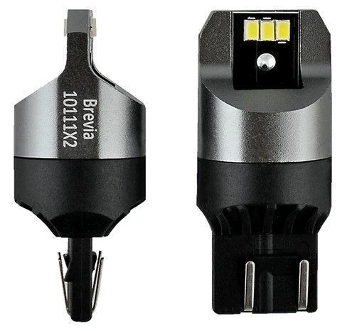 LED автолампа Brevia Power 12/24V T20/5 W21/5W 6x3020SMD 330Lm 6000K CANbus Оригинал 2 шт (10111X2) 10111X2 фото