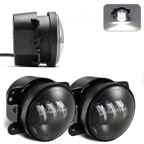 Протитуманна LED Фара 30W (10W*3) 10-30V &Oslash; 95x75 mm Toyota Ближній / Flood Лінза 2 шт Білий обідок (FB-410) 271004992 фото