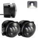 Протитуманна LED Фара 30W (10W*3) 10-30V &Oslash; 95x75 mm Toyota Ближній / Flood Лінза 2 шт Білий обідок (FB-410) 271004992 фото 2