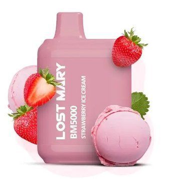 Lost Mary BM5000 5% Strawberry Ice Cream - Полуничне Морозиво 66424 фото