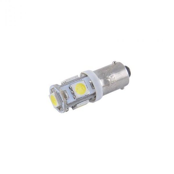 Автолампи світлодіодні Solar LED 12V T8.5 5SMD white 2шт SL1331 40168 фото