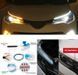 Дневные ходовые огни ДХО гибкие на скотче 12v / 60 см / 2 шт 56786 фото 2