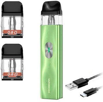 Бaraтopaзовий Haбip VP Xros 4 Mini 1000mAh 2 мл (Картриджів 0.8 ОМ 3 шт) Ice Green Зелений 80169 фото