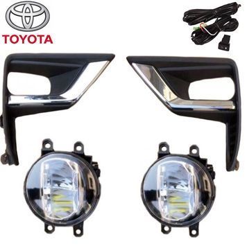 Протитуманні фари для Toyota Prado FJ150 2017- 12V H11 55W з проводкою Комплект (TY-946A) 42640 фото