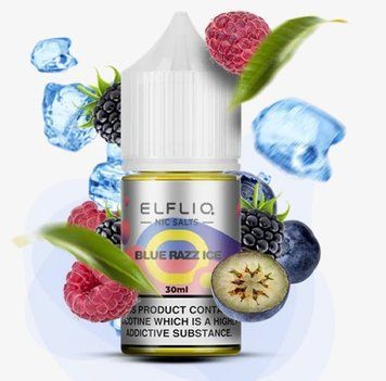 ЕІf Lіq Aroma 30 ml Blue Razz Ice Голубая Малина (Самозамес 3в1) 110891 фото