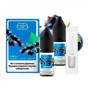 Рідина Самозаміс Flavorlab Disposable Puff 10мл 50мг Смородина Currant 79847 фото