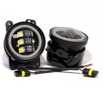 Протитуманна LED Фара Toyota 30W (10W*3) 10-30V &Oslash; 95x75 mm / Ближній Лінза з ДХО 2 шт (FB-411) 62214 фото