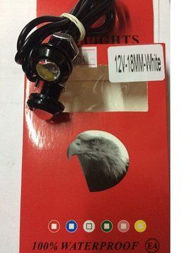 Дневные ходовые огни (дхо) Глазки-линзы врезные LED D=18мм 1.5W 12V (2528) (2шт) 48834 фото