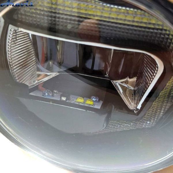 Протитуманні LED Фари круглі / Лінза з ДХО / D87мм / 12V / 6W / 6500K 2 шт 53781 фото