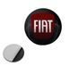 Наклейка с логотипом Fiat для автоключей d=15 мм Пластиковая объемная (Завод) 89373 фото 1