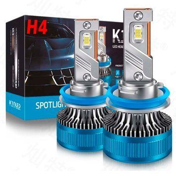 LED лампы автомобильные K10 H4 70W (11600lm 6000K EMC-Драйвер IP68 DC9-24V) 63444 фото